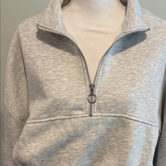 LAZY SUNDAY size XL pit to pit 28 Quarter-Zip Pullover - Picture 3 of 13